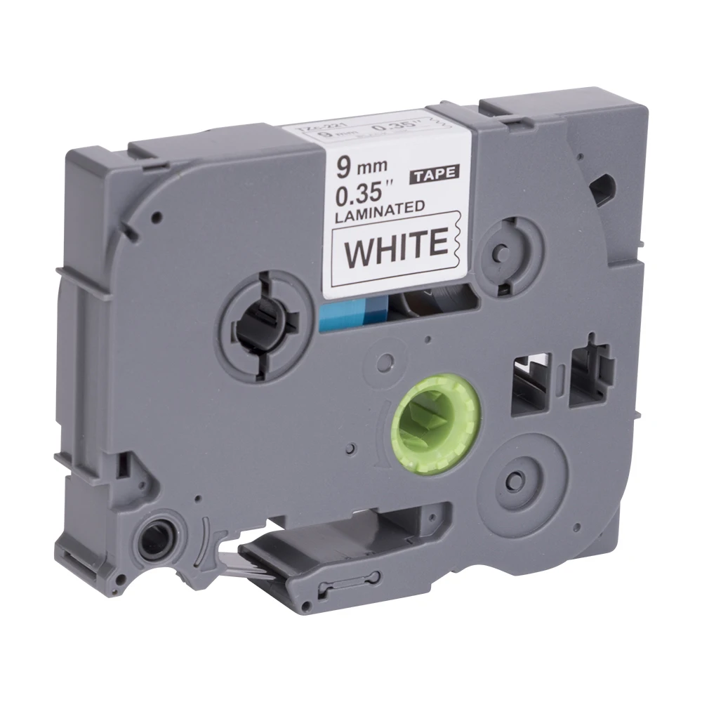 Compatible Label Tape Cassette TZe-221 TZ-221 TZe221 TZ221 Black on White 9mm x 8m for Brother P Touch Printer