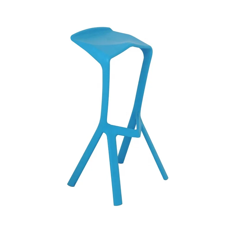 whosale colorful nordic bar chair modern style stackable  plastic chair Muira bar stools