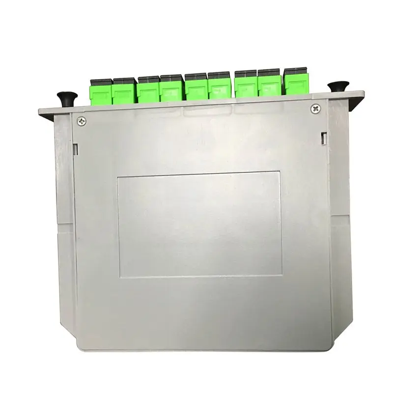 1x4 FTTH Box FIBERVISION FTTH Fiber Optical Splitter with SC/APC Connector  PLC slot box splitter ABS box type splitter plc