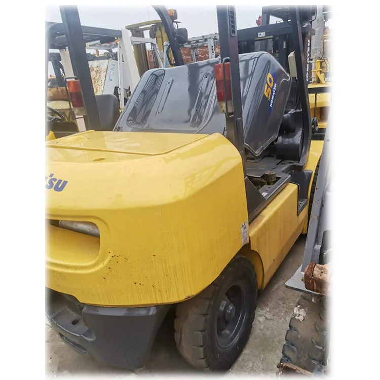 5 тонн komatsu вилочный погрузчик японский isuzu Мотор колесо пневматического грузоподъёмника используется для погрузчика Komatsu