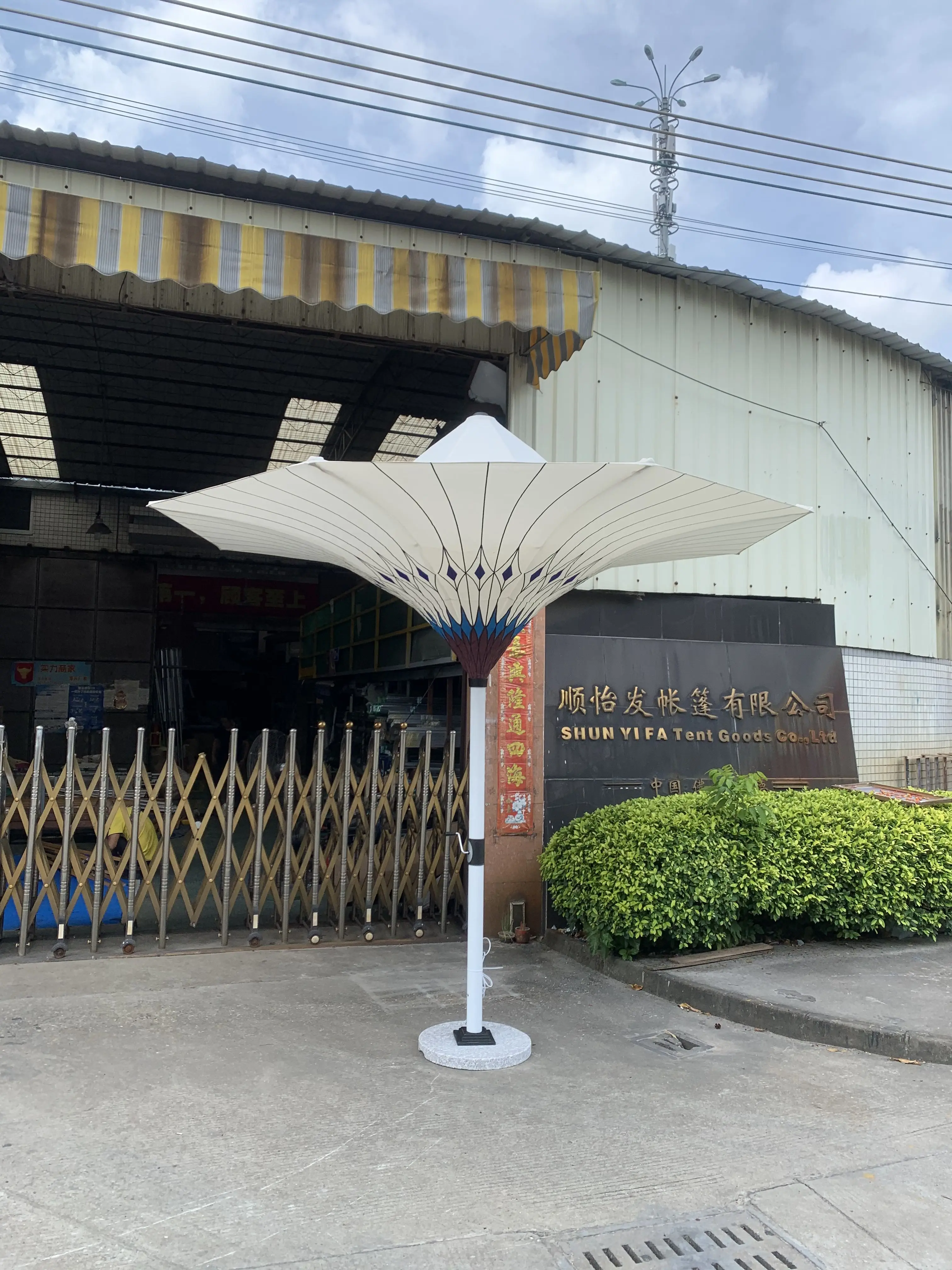 adverting beach outside umbrella tent folding tent  flower umbrella   tent LED Tulip Umbrella