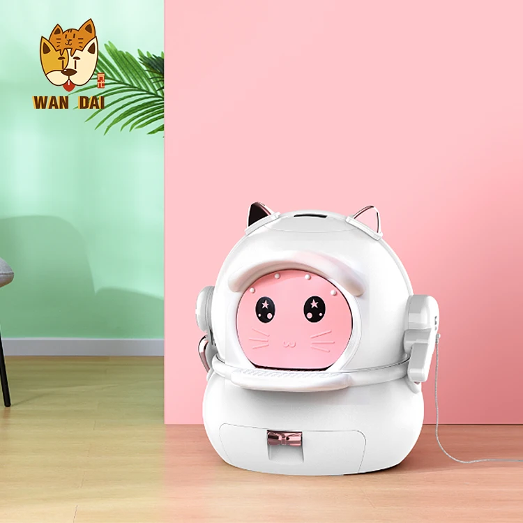 
Brand new anti-leaking pedal automatic litter box popular composite strength compression structure automatic cat litter box 