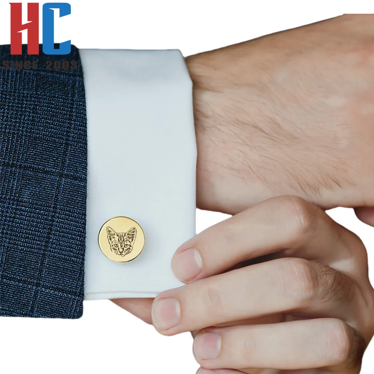 20 Years Factory Custom Dog  Cat Cufflinks Pet Cufflinks