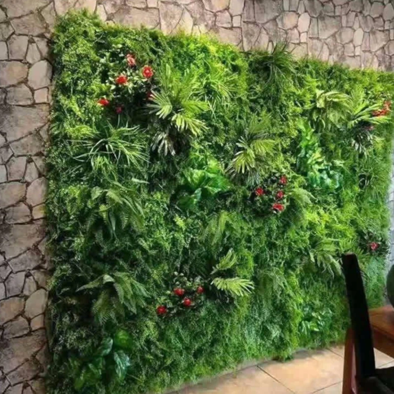 Plantas Artificiales Vertical Grass Wall Panels For Gardening Decoration Artificial Grass Wall Panel