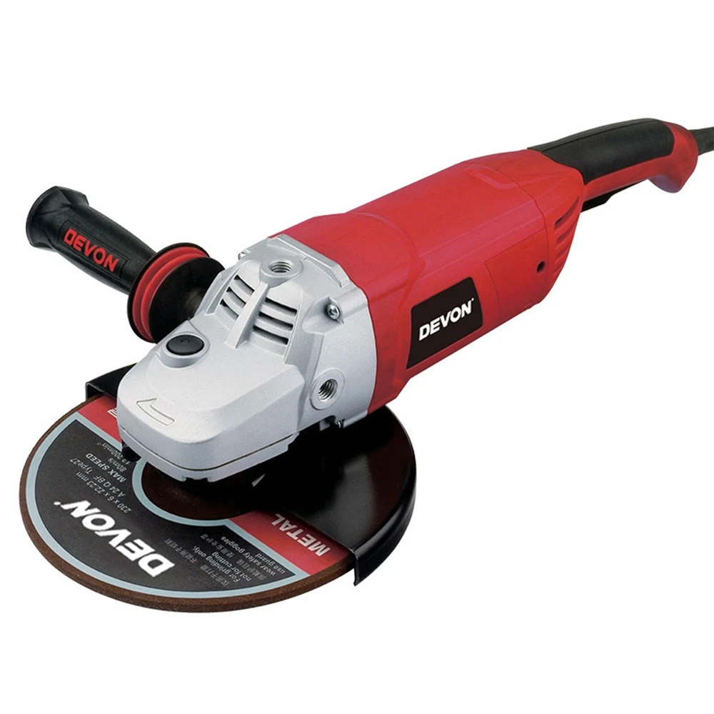 DEVON 230mm Angle Grinder Water-proof Speed Electric Battery Angle Grinder Machine