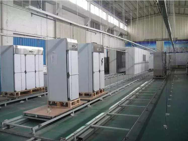 Newslly Refrigeration equipment 6 door upright deep freezer commercial refrigerator