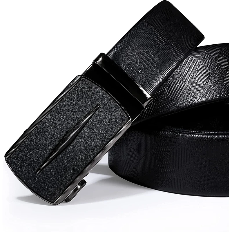FREE SAMPLE Custom logo led buckle wholesale western style strap Automatic Buckle Leather Ratchet mens automatic belt buckles