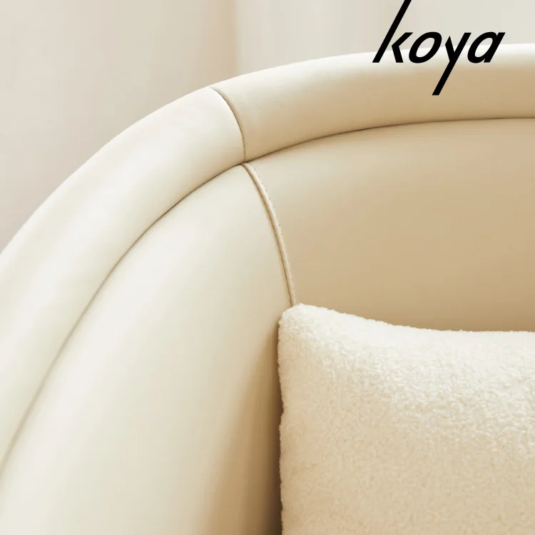 Modern luxury french arm chair design lounge chair leather living room barrel leisure chair