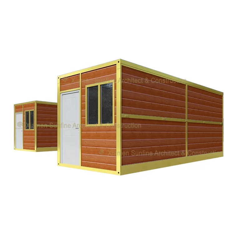 Custom luxury 40 ft 2 bedroom outdoor single movable container home floor plan prefab houses furnished store
