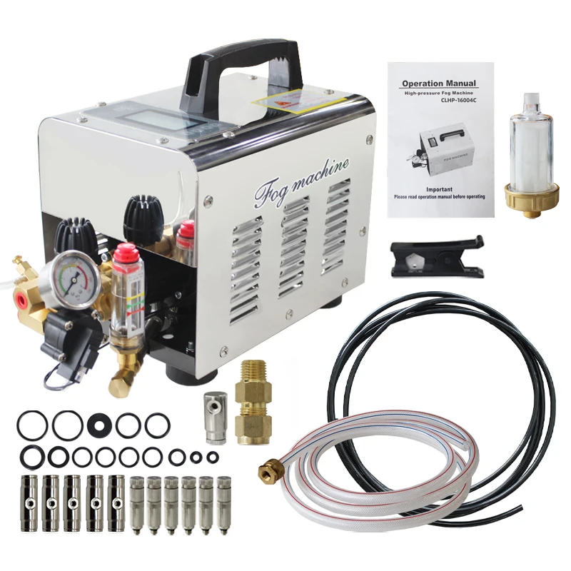 Digital Timer Outdoor Misting Cooling System 0.3L/min Fog Machine Garden Irrigation Mist Water Spray Made of Plastic