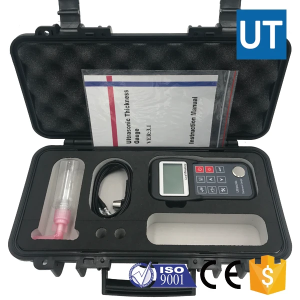 YUT100 NDT Industry Portable Digital Ultrasonic Thickness Gauge or Meter