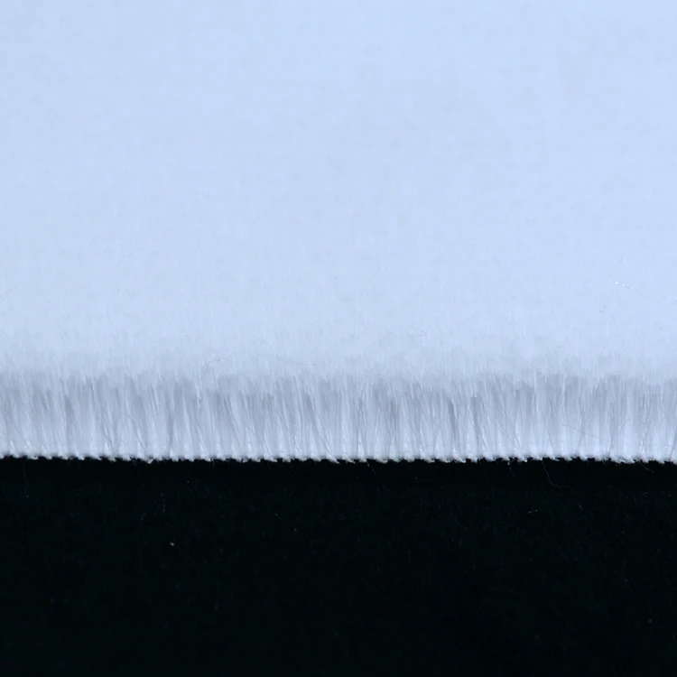 paint roller fabric b2-4.5 white with heavy glue polyester filamengt 152cm width for board brush