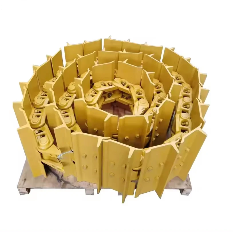 Excavator and track chain for d7g bulldozer Track chain link machine and excavator steel track pads