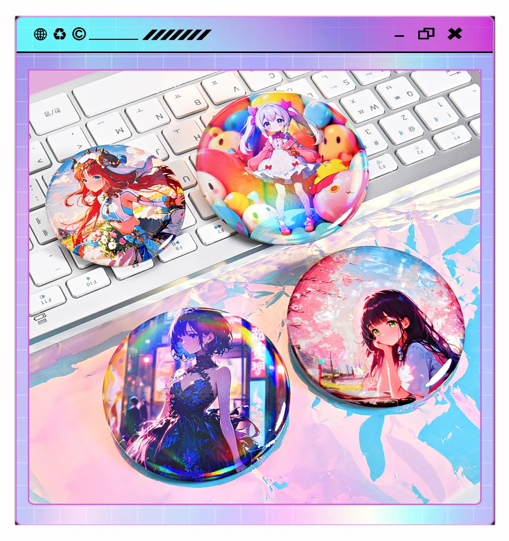 Button badge custom factory direct sales for animation activities around the promotion of brand publicity