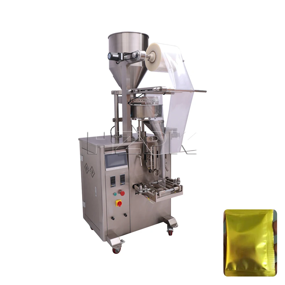 HZPK chinese tea coffee cereal food pouch  packaging machinery for small business
