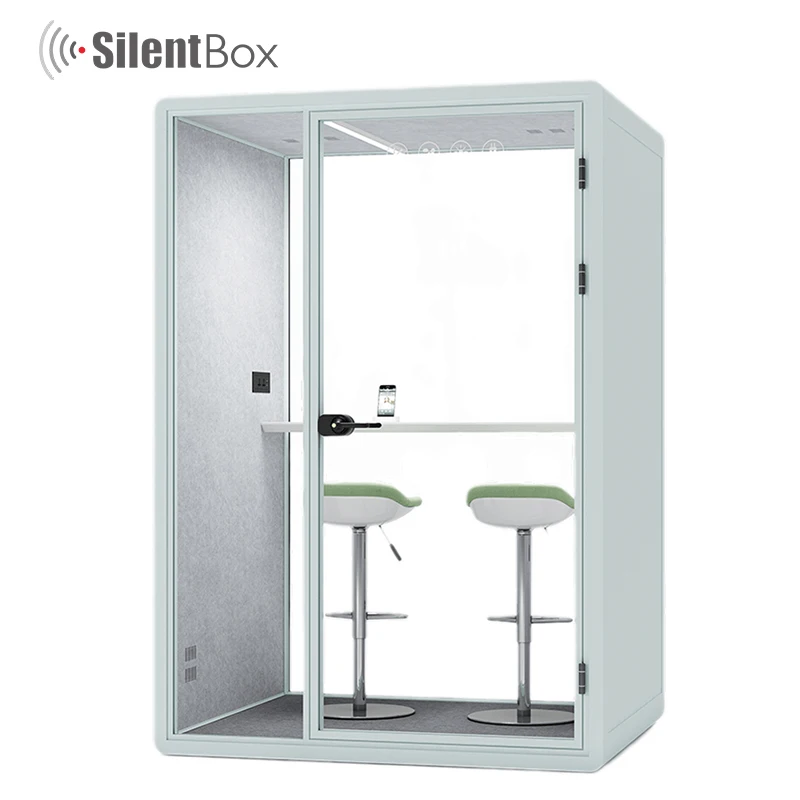 Movable  Private Office Pod Acoustic Office Meeting Booth Modern Office Cabin With Ventilation System