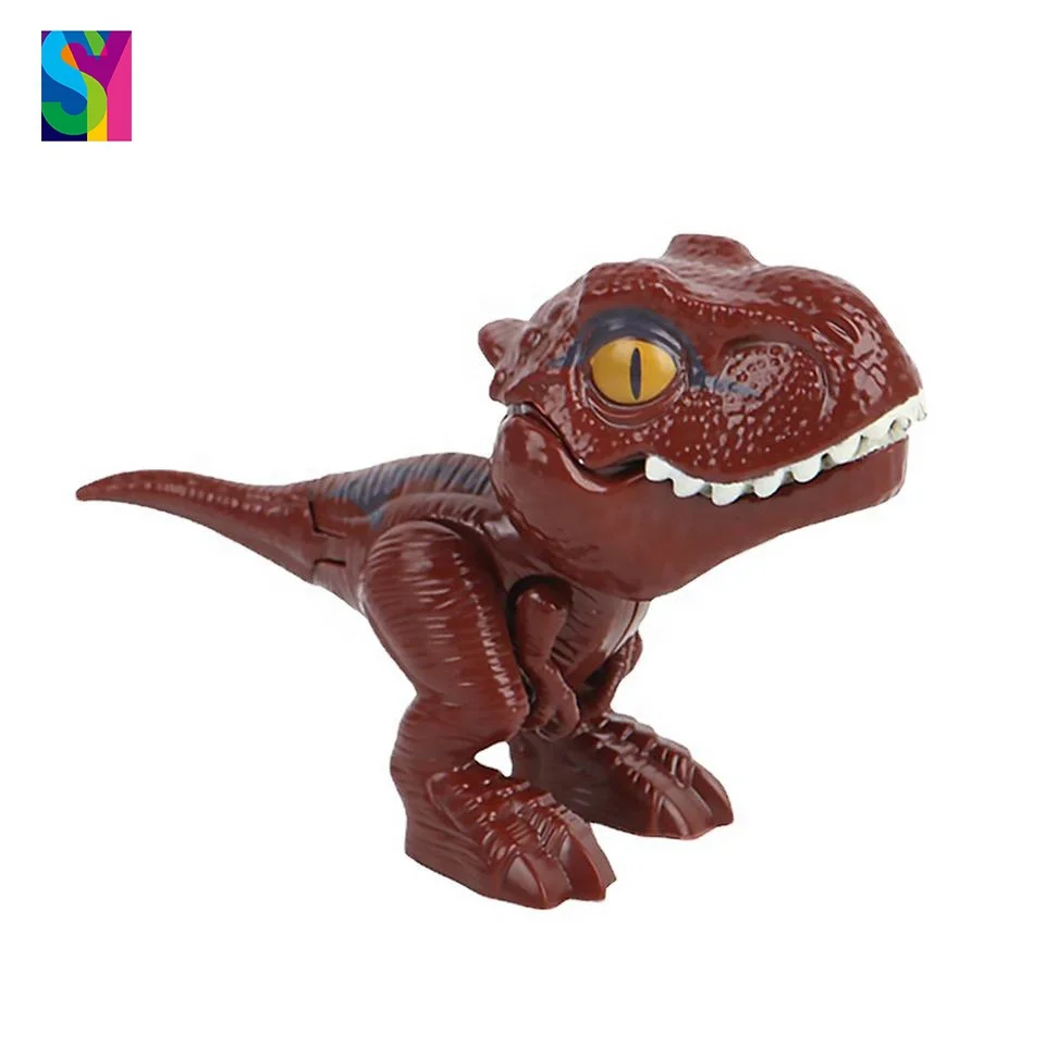 SY Funny Animal Tyrannosaurus Toy Plastic Hand Bite Finger Dinosaurs Toys