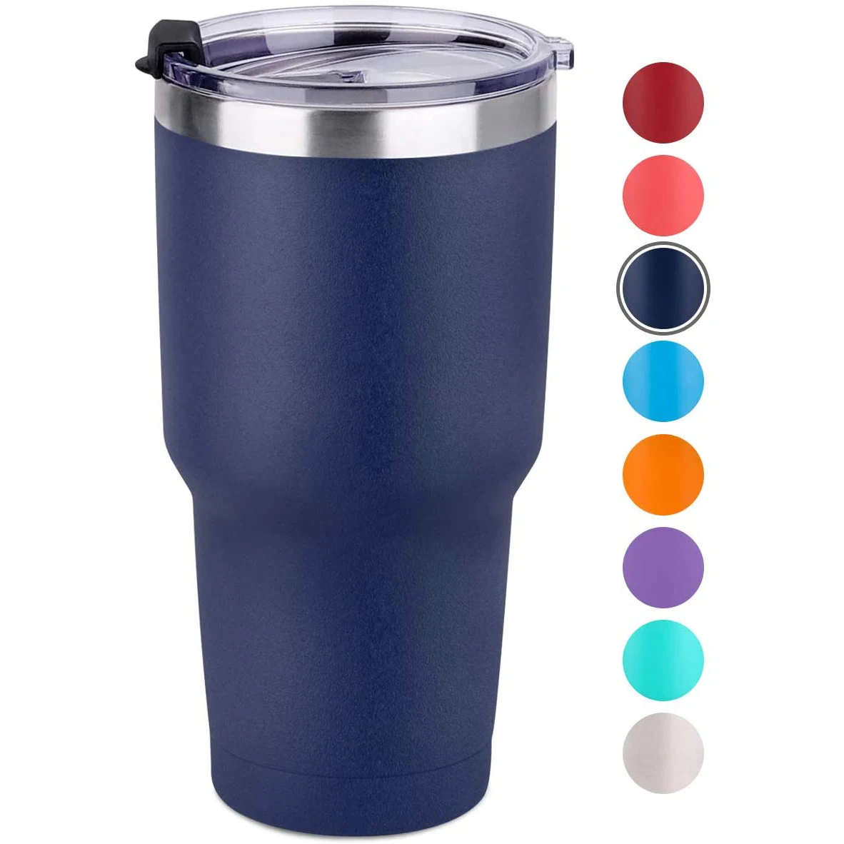 
Drinkware Custom Logo Printed 20/30oz Vacuum Insulated Tumbler with Lids Travel Mugs Works Great for Ice Drinks and Hot Beverage 