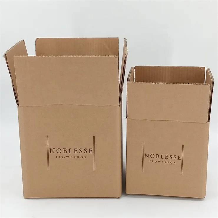 High Quality Printing Logo Brown Kraft Box Corrugated Board Packaging Box