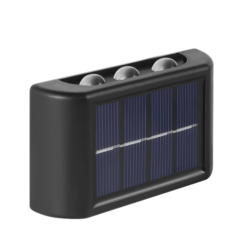 Solar Waterproof Wall Washer Lamp Up and Down Fence Decor Wall Stair Light Outdoor Solar Light For Deck And Step