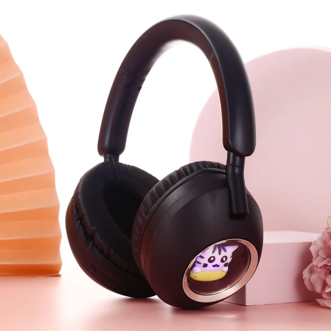 rgb headphones waterproof noise cancelling headphones microphone wireless earphones game headset for game