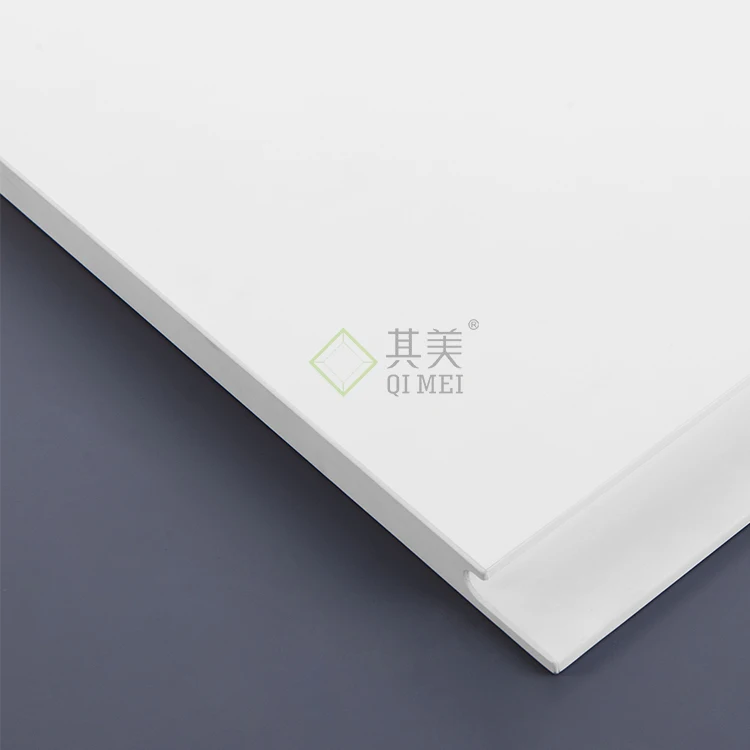 18mm/22mm  OSB board wardrobe door EB finish Melamine Cabinet Flat Pack handle- free Door Panel