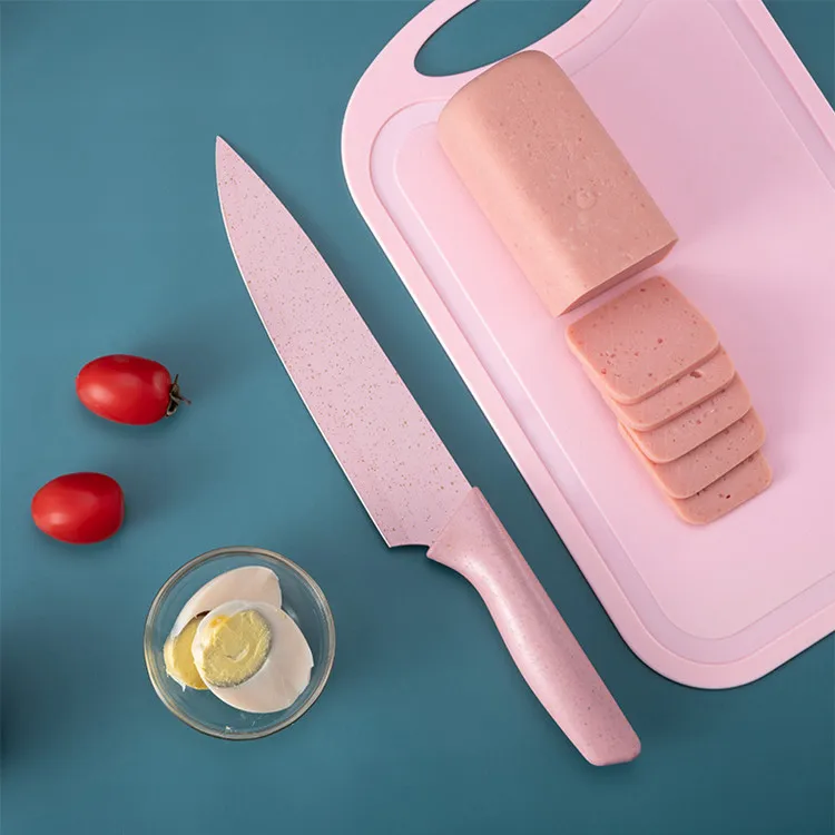 Kitchen Accessories Colorful Knife set 6pcs Macaron knife set With Color Box