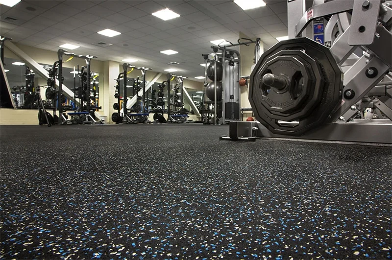 Cheap EPDM rubber Fitness Gym Rubber Flooring Rolls Tiles Sports Rubber Mat Fitness Floor