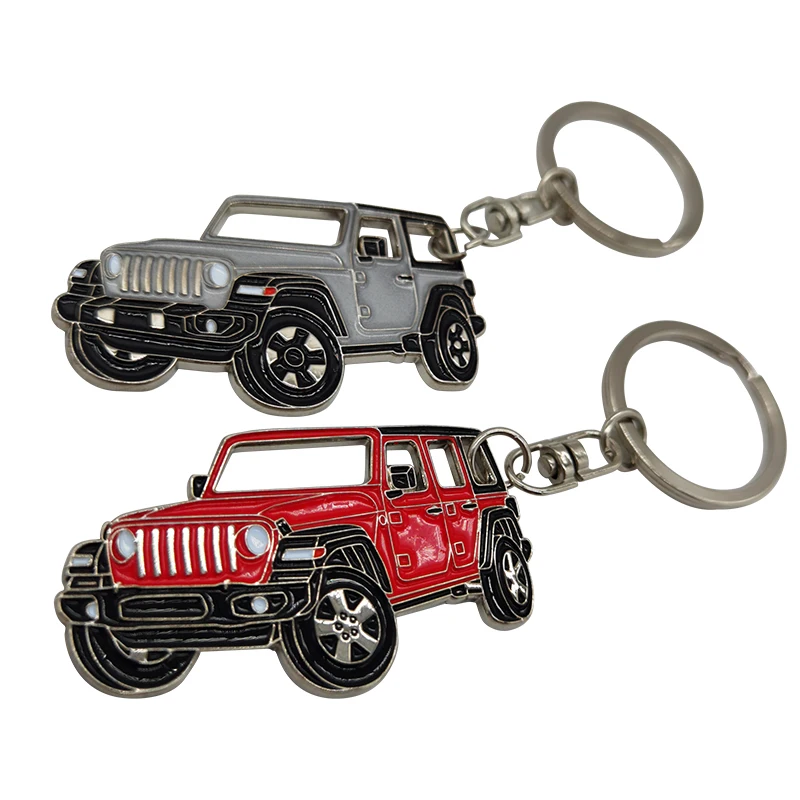 Custom keychain maker soft enamel die cast metal keychain for sales