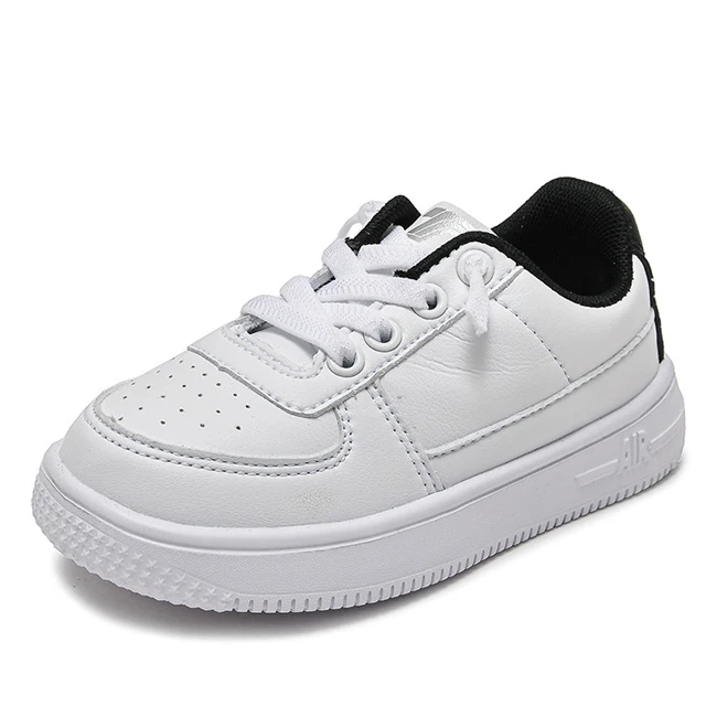 Новый дизайн 2021, новые модные белые повседневные ботинки из искусственной кожи, детские кроссовки, детская повседневная обувь