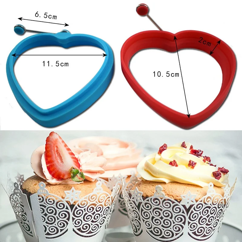 Wholesale Breakfast Cooking Tool Nonstick Pancake Mold Silicone Egg Ring Cooking Mold