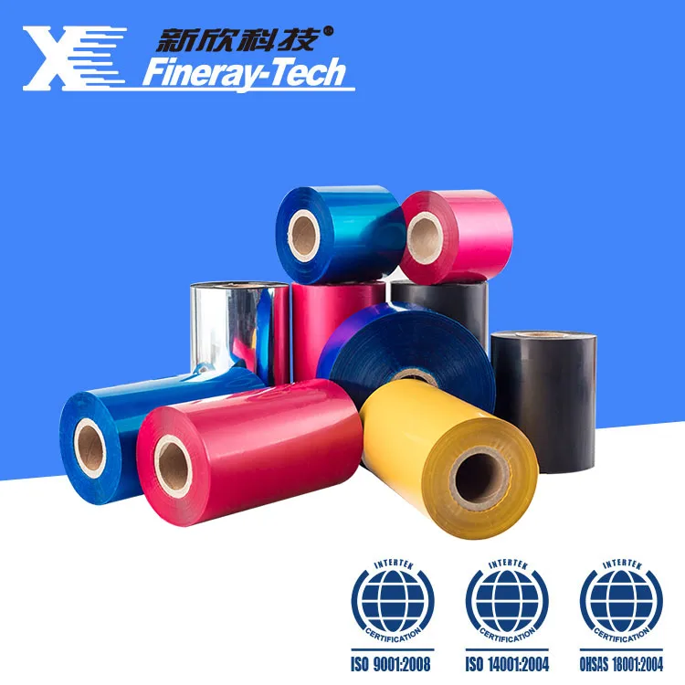 FINERAY High Performance Label Printer Ribbon Thermal Transfer Product Trademark Tag Printing Ribbon