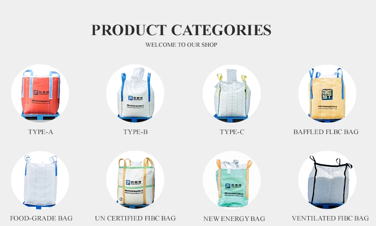 Bulk Bags (fibcs) for 100kg Pakistan Potato Korea Sands Carbon Israel 3 1mt Bulk Bags (fibcs)