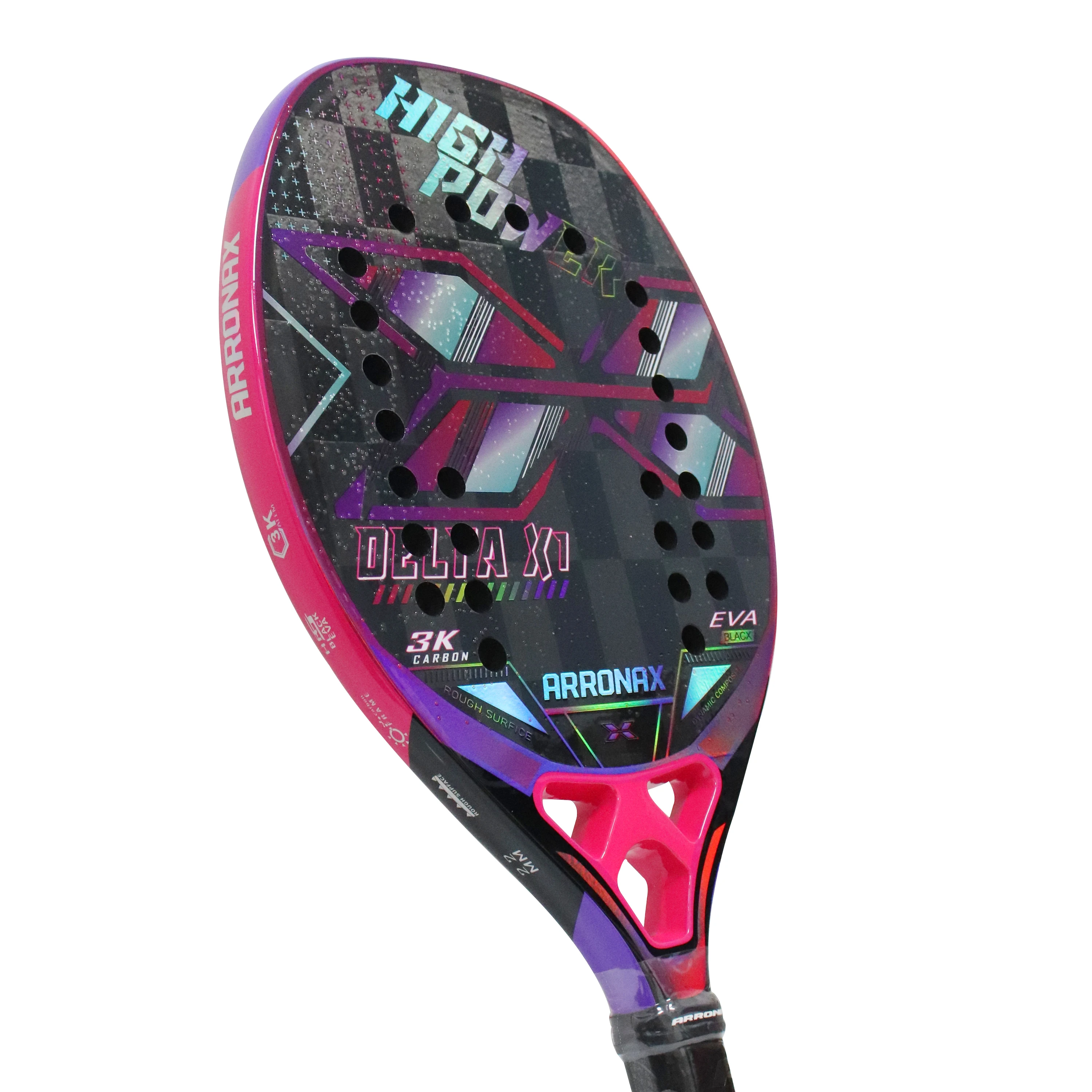 Durable Beach Tennis Paddle Racket Customize Design Beach Tennis racket High Quality Carbon Fiber Beach Tennis Rackets