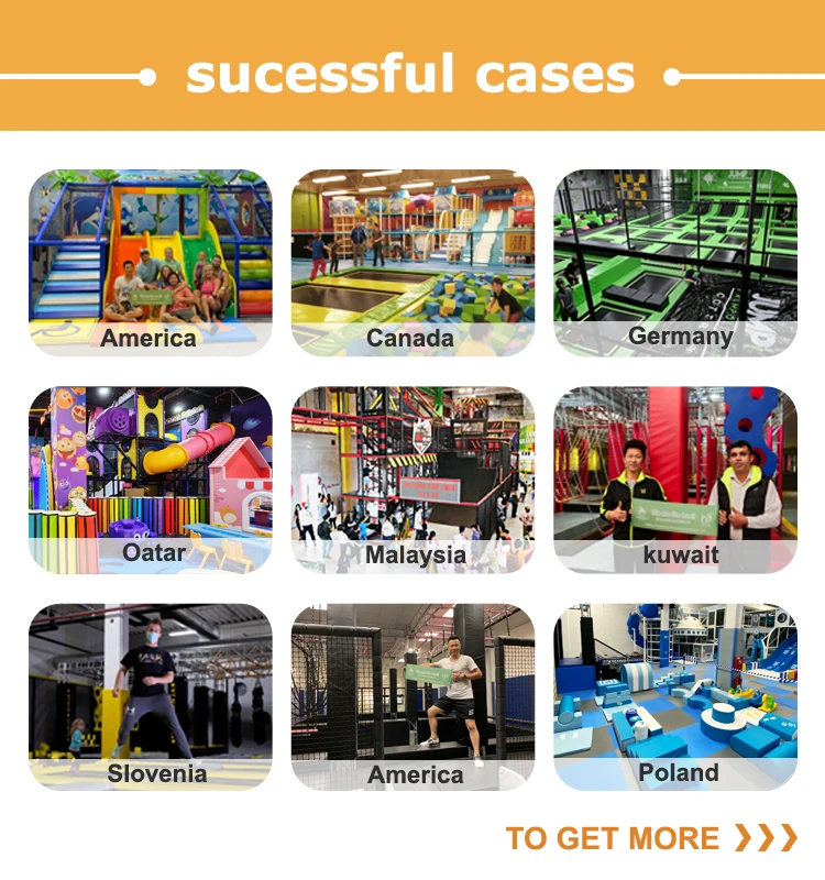 Commercial Business Plan Kids Indoor Trampoline Park Indoor Jump Trampoline Foam Pit With Ninja Course