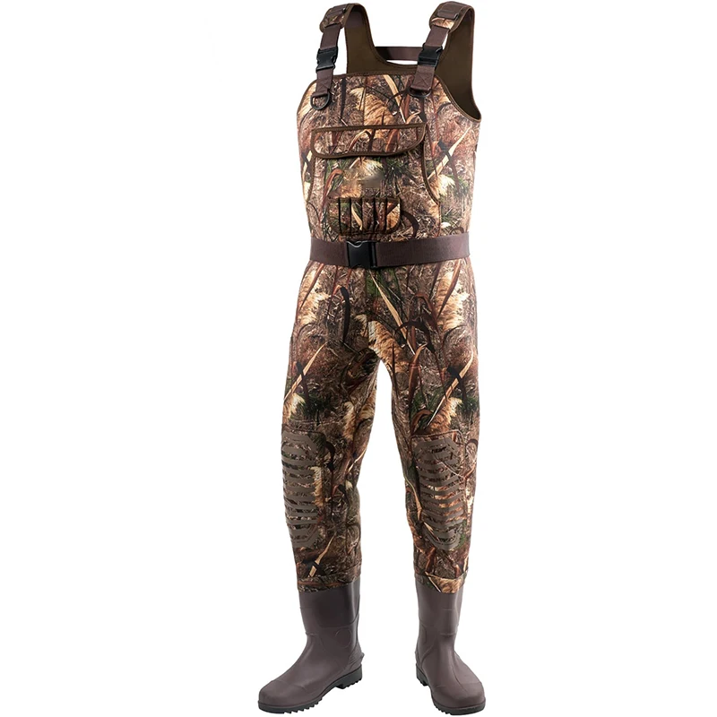 Dongguan Wholesale Fishing Waders Waterproof Sizes 14 13 12 11 10 customized Fishing waders Neoprene Chest Waders Suits