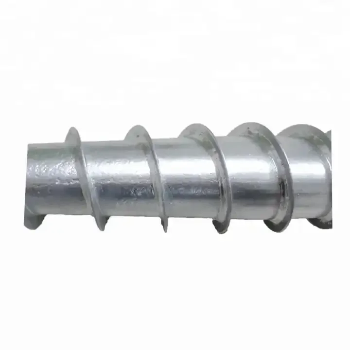 Galvanized Steel Solar Ground Anchor Screw Piles Foundation For Ground Mounting System