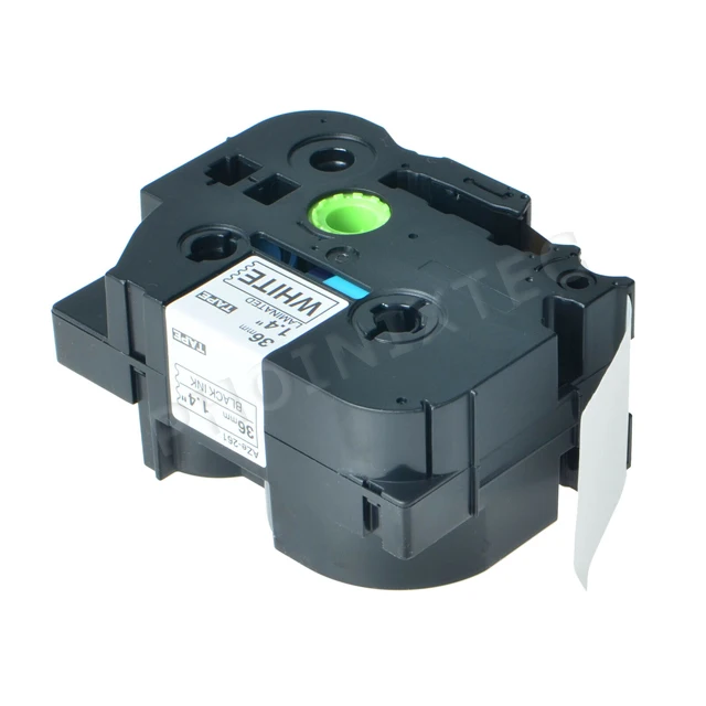TZ-261 TZ261 черный на белом лента для этикеток Brother P-Touch 36 мм X 8 м TZe261 P Touch клейкая