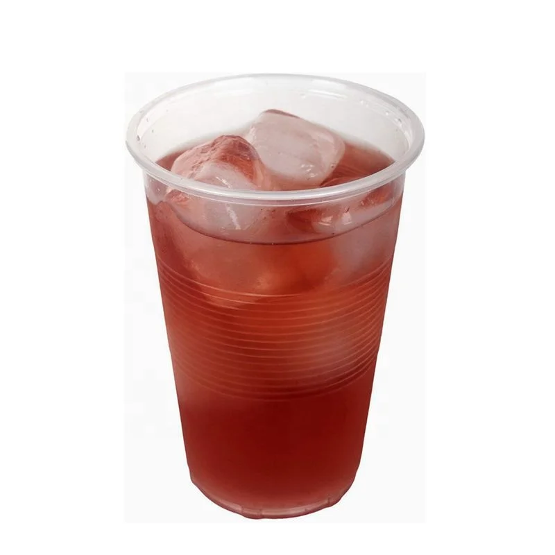 Прозрачные пластиковые чашки 12 унций, одноразовые чашки для холодных напитков, не содержит Бисфенол А