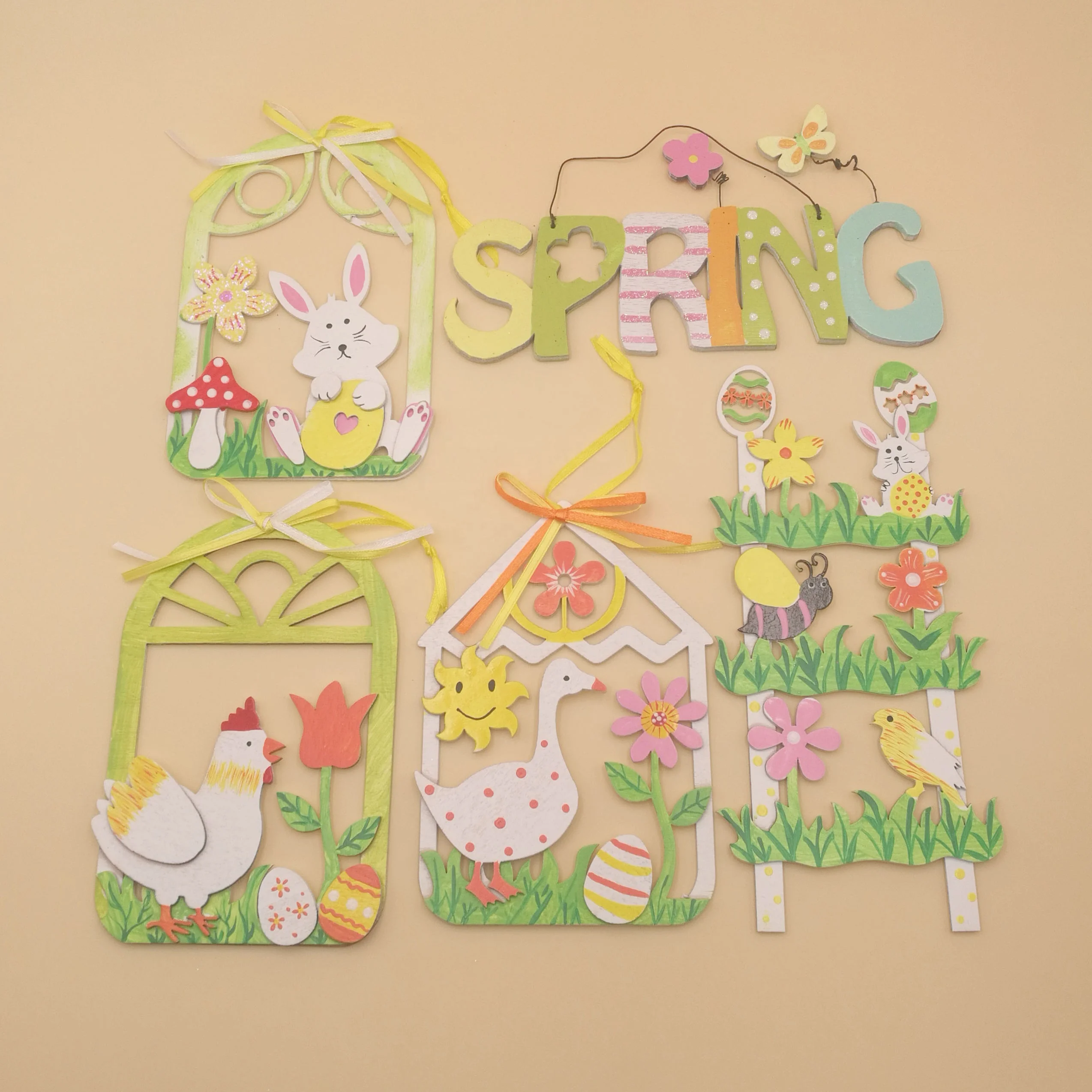 Мой первый Пасхальный деревянный кролик табличка карта пункт пасхальное украшение