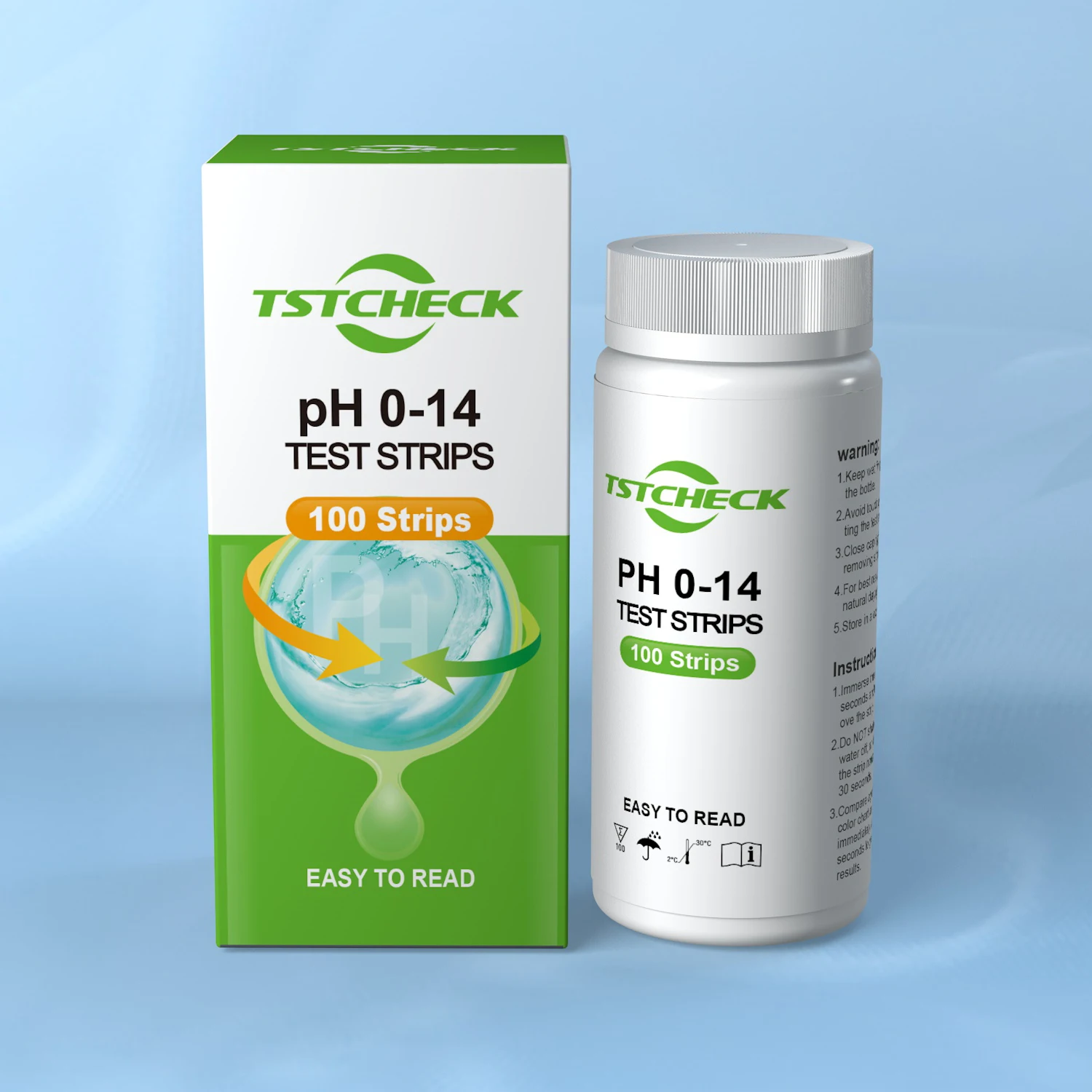 Hot sale good factory pH balance of urine saliva pH test strips 0-14 pH test kit