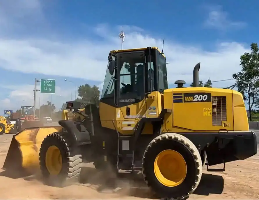 WA200-7 loader Japan-made 2 Ton Used  Front end mini loader for sale