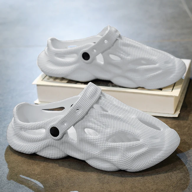 2024 Hedian wholesale High Quality New Fashion Designer Printed Casual Clogs Footwear Custom Wooden Clogs Shoes