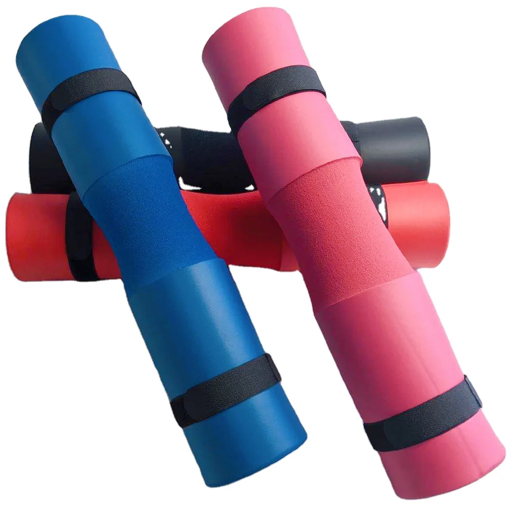 
Gym Fitness Barbell Pad Farbicated Cover Best Selling Foam Neck Shoulder Protective Bar Pad Squat Barbell Pad 