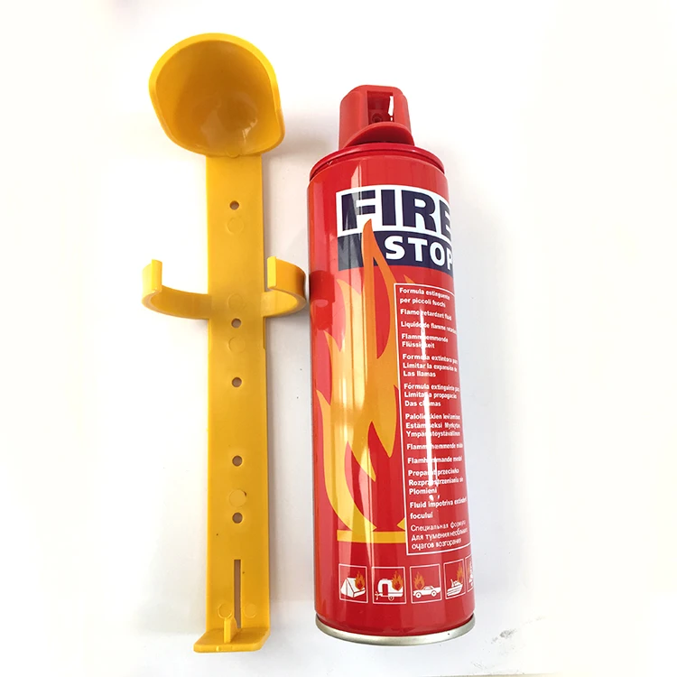 Factory Cheap Price Easy Use Mini Extinguisher Alarm Smoke Foam Spray with Holder for Car Household Fire Stop
