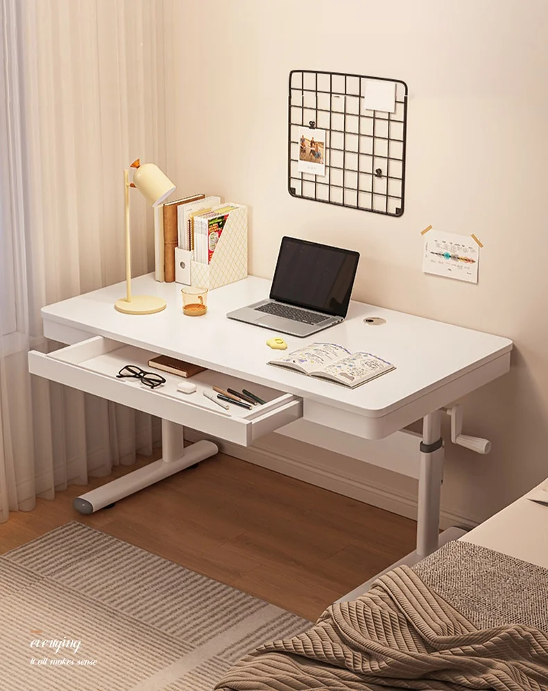 Hot Sales Modern Portable Wooden Writing Desk Adjustable Office Furniture Foldable Standing Laptop Table/Computer Desk
