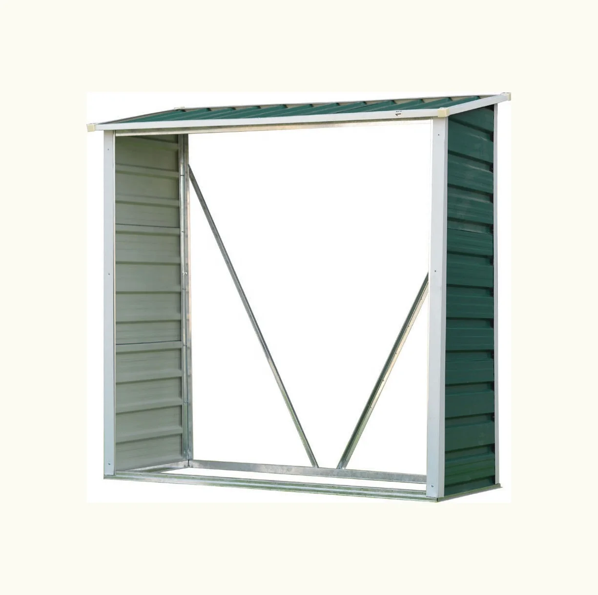 metal household wood storage shed firewood cage