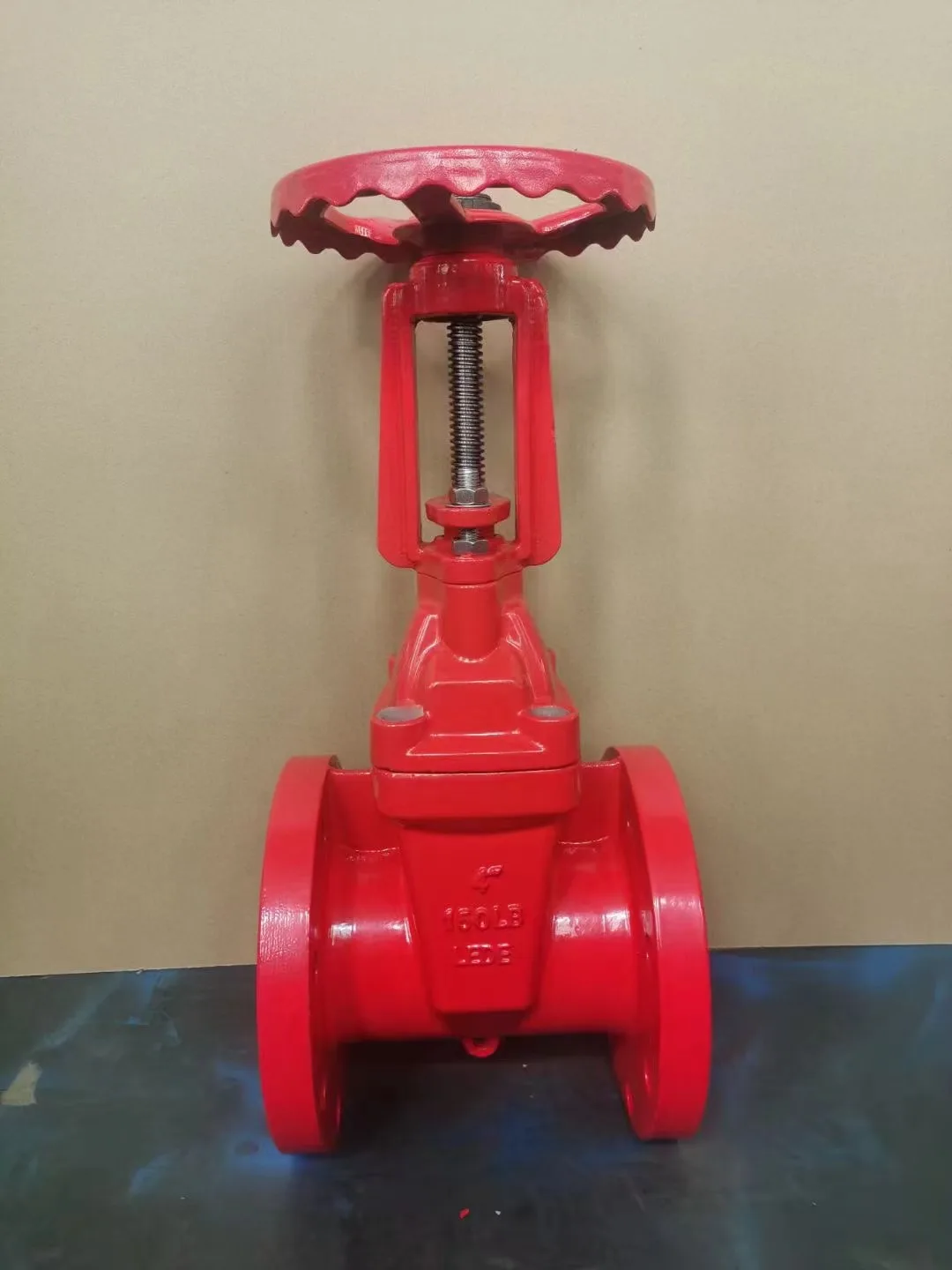 Новый Тип 150LB 125LB поднимающийся dn40-dn1200 упругий DI bodyCAWWA стандартный фланцевый Противопожарный клапан