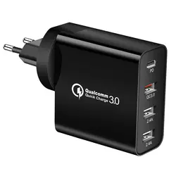 Good Shape USB Charger Multi Ports Fast USB Wall Charger C Port 4