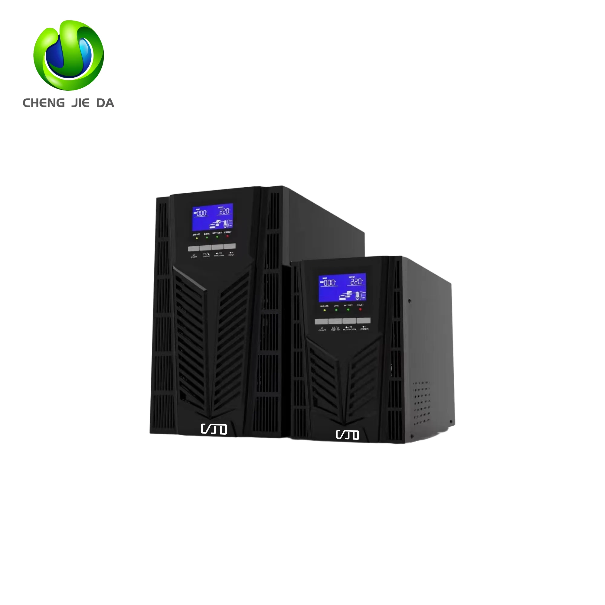 3kva Online UPS External Batteries Pure Sine Ware Uninterrupted Power Supply Double Conversion Online UPS 1000va